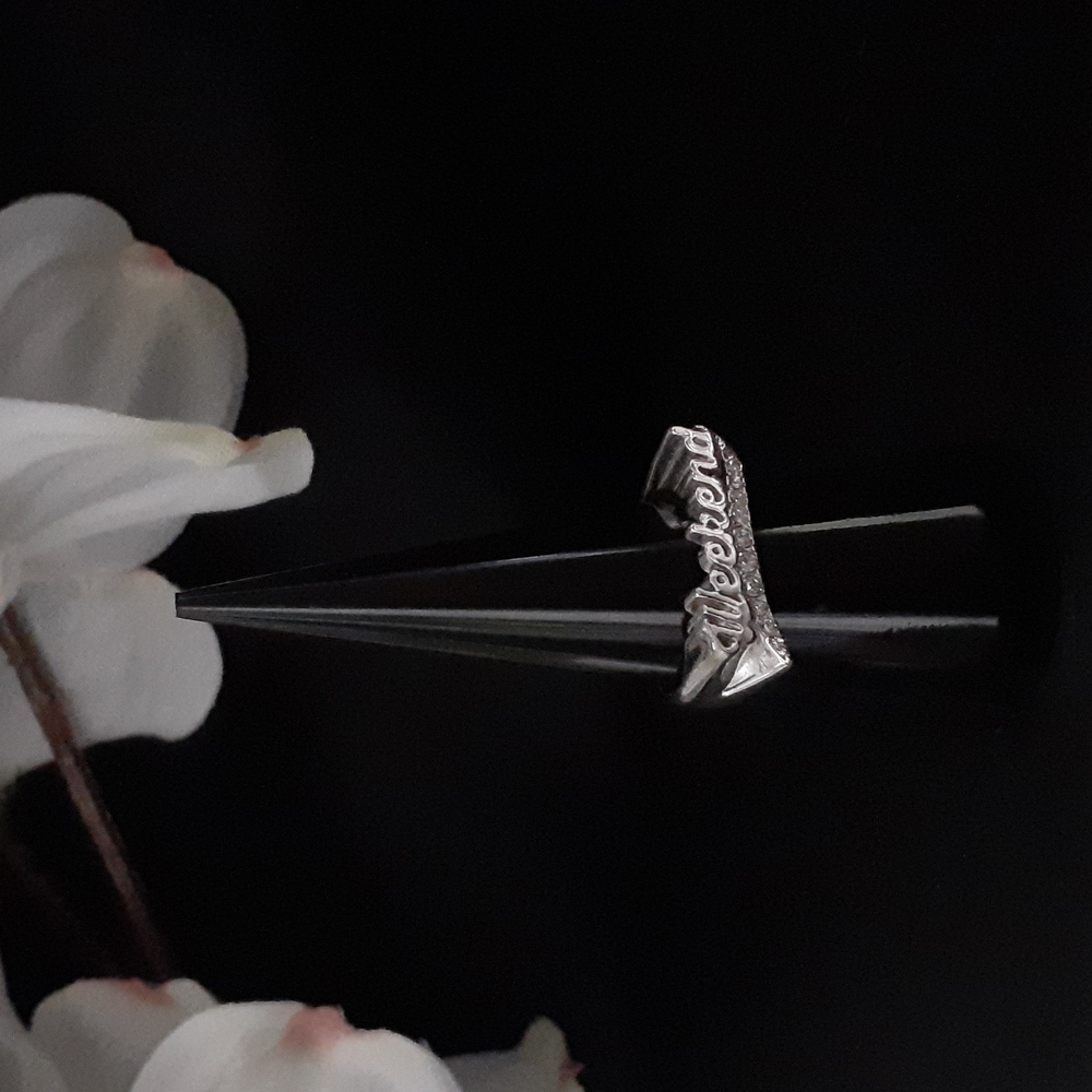 BCBG Weekend Silver Toned Ring Size 7.5